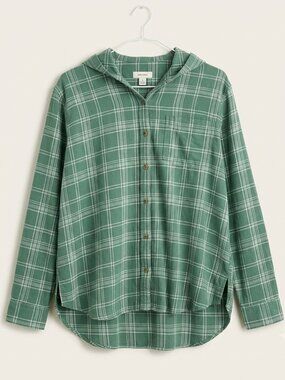 Women's Plaid Print Flannel Shirt